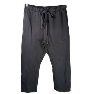 Fear of God Essentials Sweatpants Small Gray Straight Leg Fleece Streetwear